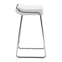 Wedge Bar Stool by Zuo Modern - Bar Stools And Counter Stools