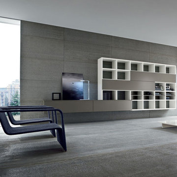 Modern Italian wardrobs, walk-in closets, libraries & wall units.