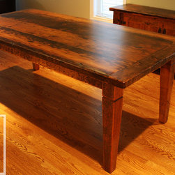 Reclaimed Wood Harvest Tables - Products