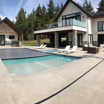 HydraLux: Slatted automatic swimming pool and spa covers