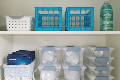 Inspiration for a modern closet remodel in Oklahoma City