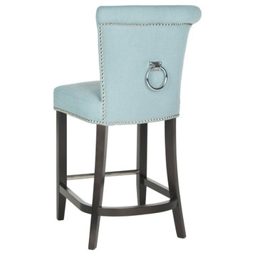Marian Ring Counter Stool, Set of 2, Sky Blue