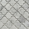 Carrara Venato Marble Arabesque Baroque Lantern Mosaic Tile Polished, 1 sheet