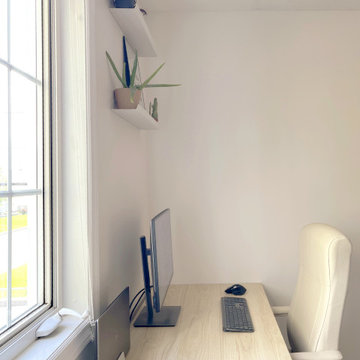 Bedroom Transformation to Home Office