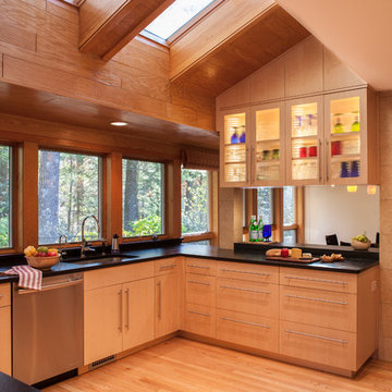 Contemporary Kitchen and Guest Bath