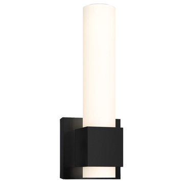 DALS Lighting LEDVAN002-CC-12 Nobel 3.5" Tall LED Bathroom Sconce - Black