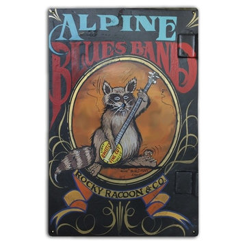 Alpine Blues Band, Classic Metal Sign