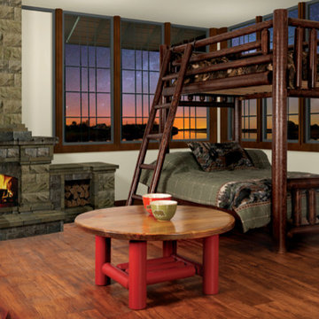 Rustic Lodge Twin Bed