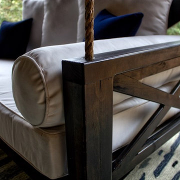 Outdoor Custom Twin or Crib Mattress Bed Porch Swing Daybeds
