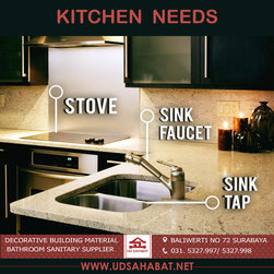 jual kebutuhan dapur peralatan kitchen sink , kompor , kran dapur toko ud sahaba - Kitchen Sinks