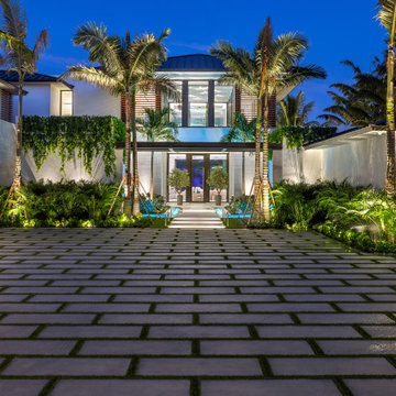 Front Detail at Sunset