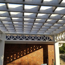 Back Porch Pergola - Pergolas