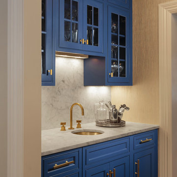 Multi-Room Custom Cabinetry With Beaded Inset & Full Overlay