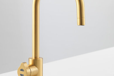 Zip HydroTap Arc in Brushed Gold