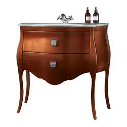 Macral Paris 37" single bathroom vanity. Copper. - Bathroom Vanities And Sink Consoles