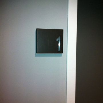 Adhesive Stainless Steel Door Number