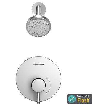 Serin Shower Only Trim Kit With Water-Saving Shower Head and Cartridge, Polished