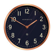 Newgate Chrome Mechanic Clock Midcentury Wall Clocks By