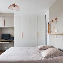 bureau avec plateau roulant