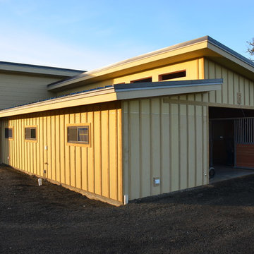 Contemporary barn board-batt exterior