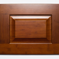 Gunstock Raised Panel Bamboo Kitchen Cabinets - Kitchen Cabinetry