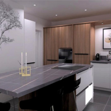 Projet de cuisine en cours de réalisation - Annecy (74)