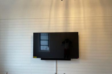 Example of a trendy home design design in New York