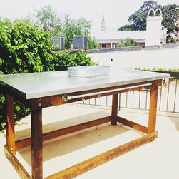 Reclaimed wood table - Furniture