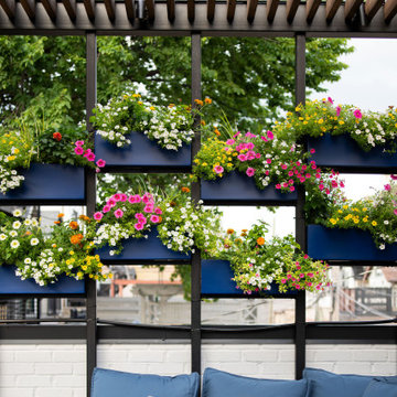 Wicker Park Single Family Home Outdoor Renovation: Rooftop Bar + Family-Friendly