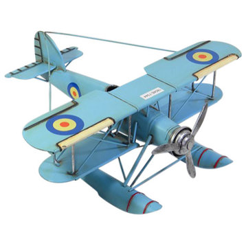 Decorative Baby Blue Model Floatplane