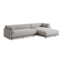 Sunday Small Sofa w Chaise - Sectional Sofas