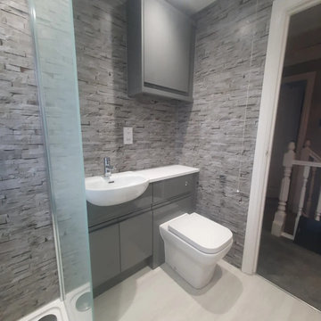 Grey Slate Effect Bathroom