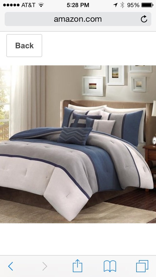 New comforter! Need paint color ideas!?