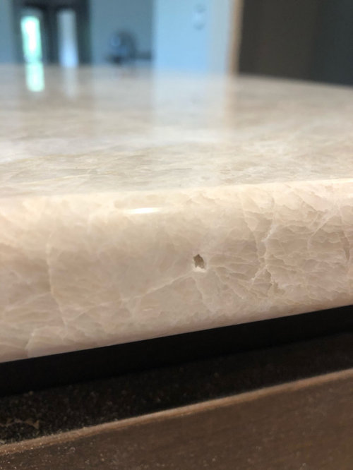 Quartzite fabrication is this acceptable?