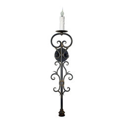 SC-128 Custom Hand Made Iron Sconce - Wall Sconces