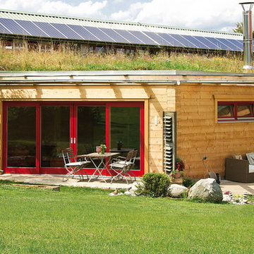 Solid Log Garden Room