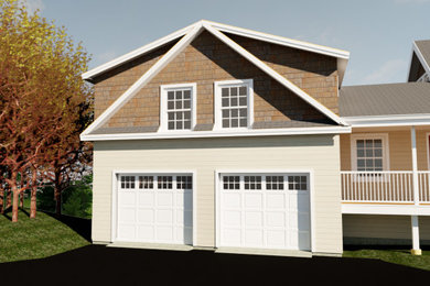 Inspiration for a garage remodel in Boston
