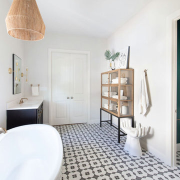 Modern Eclectic Bathroom | Dripping Springs, Texas