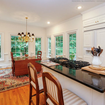 New Windows in Stunning Eat-In Kitchen - Renewal by Andersen Georgia