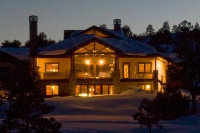 Craftsman exterior home idea in Albuquerque