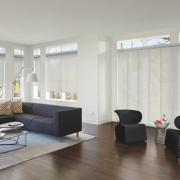 Skyline® Gliding Window Panels & Designer Roller Shades
