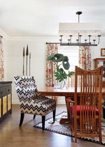 Eclectic Dining Room by PepperJack Interiors