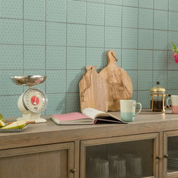 Burbank Peppermint Geometric Ceramic Tile - Products