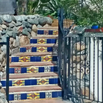 Clay & Mexican Tile Steps