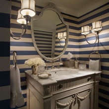 wallpaper powder room