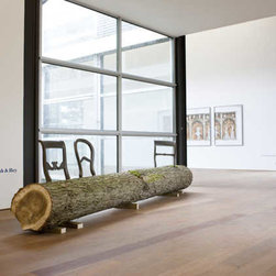 Tree-Trunk Bench by Droog Design - Outdoor Benches