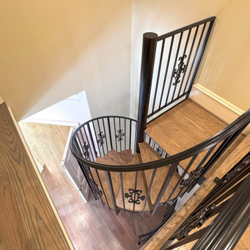 Project #135 | A Vibrant Double Curved Staircase