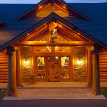 Lake Delton, WI project by Wisconsin Log Homes - www.wisconsinloghomes.com