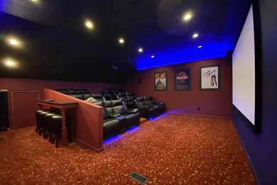 Home theater - traditional home theater idea in Other
