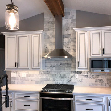 New Construction-Milan IL Koch Express Painted White Fog Black Highlights